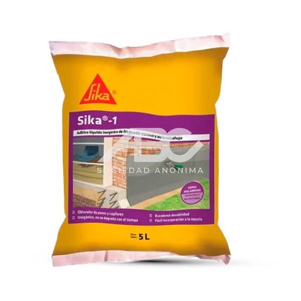 SIKA 1 - HIDROFUGO QUIMICO INORGANICO, LARGA VIDA 418440