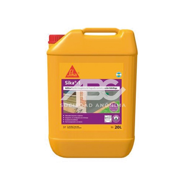 SIKA 1 - HIDROFUGO QUIMICO INORGANICO, LARGA VIDA 436071