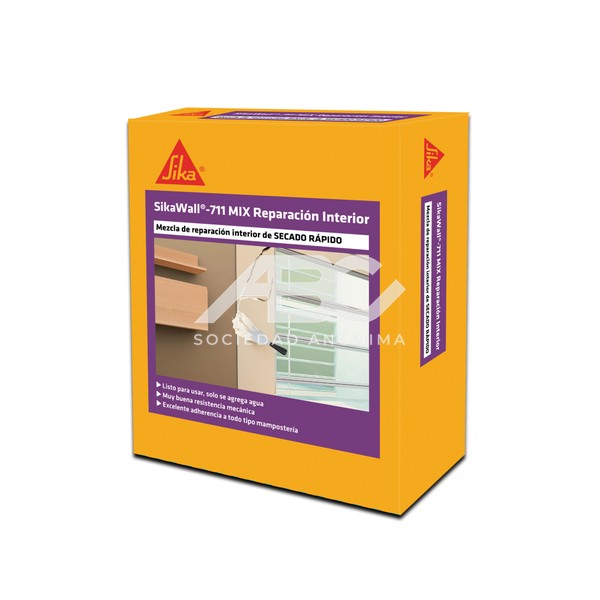 SIKAWALL-711 MIX REPARA.INTERIOR CAJA 5 KG 720053