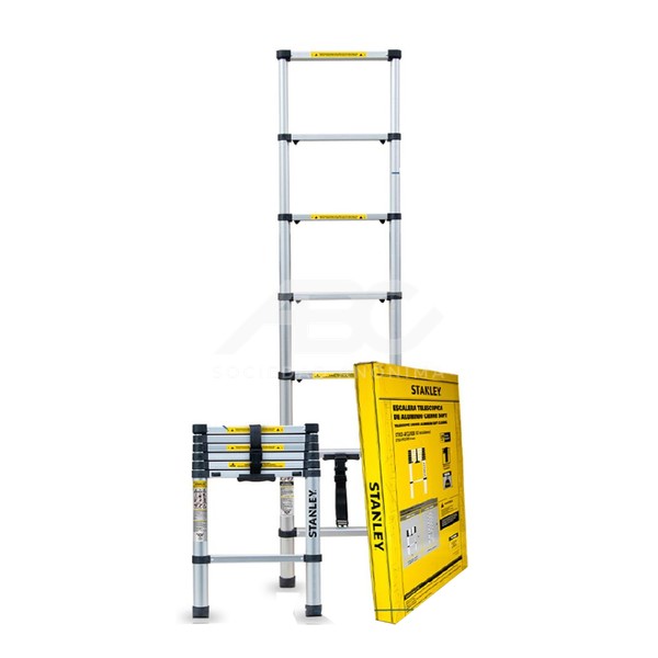 ESCALERA TELESCOPICA SOFT CLOSE 2M 7 ESCALONES STANLEY STXLD-AYZJ1020
