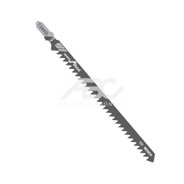 HOJA DE CALAR - T344D - MADERA (CORTE RÁPIDO) - X 5U BOSCH 2608667303