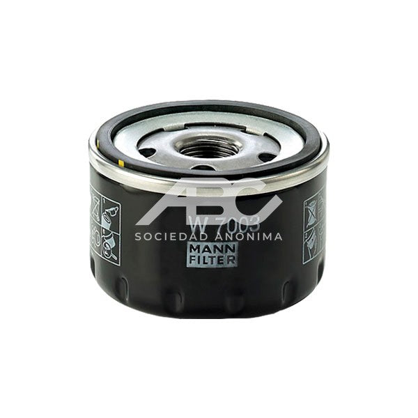 FILTRO UNIDAD SELLADA DE ACEITE FIAT ARGO 1.3 99CV 2017 ? / CRONOS 1.3 99C 2018 ? MANN W 7003