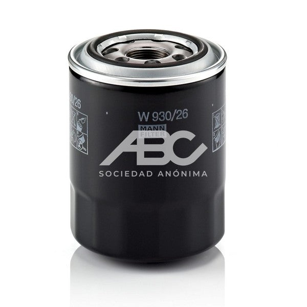 FILTRO DE ACEITE HYUNDAI KIA MOTORS RA W 933/4 MANN W 930/26