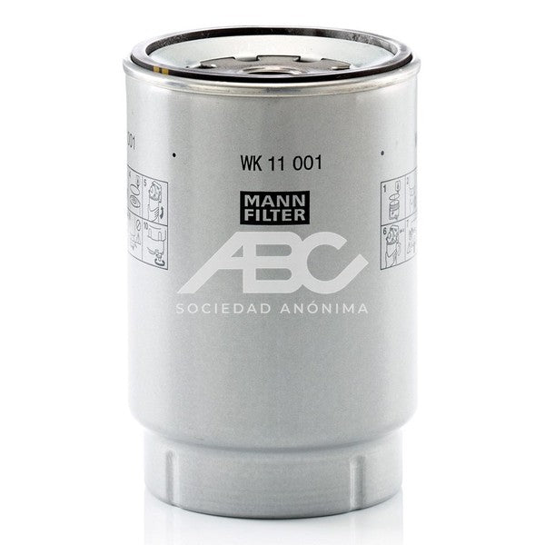FILTRO DE COMBUSTIBLE SEPARADOR DE AGUA PARA CAMIONES VOLVO, RENAULT MANN WK 11 001 X