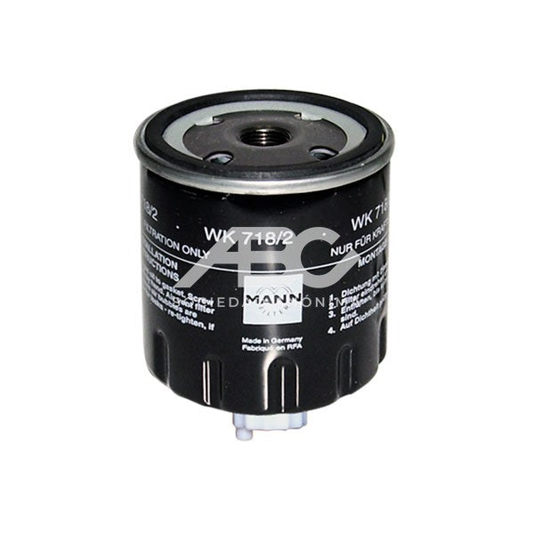 FILTRO DE COMBUSTIBLE BOBCAT RENAULT VOLVO CARS MANN WK 718/2