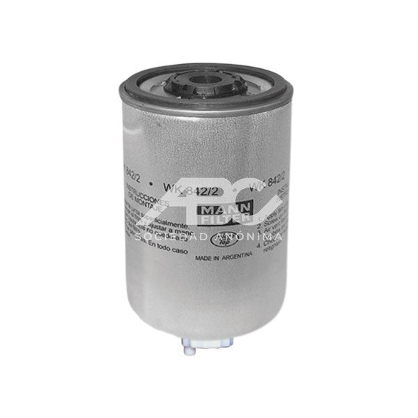 FILTRO DE COMBUSTIBLE FIAT DUNA DIESEL CASE CONSTRUCTION CASEIH (CNH GLOBAL) FIATAGRI (CNH MANN WK 842/2