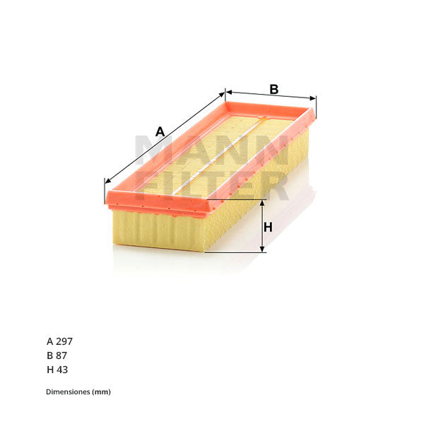 FILTRO DE AIRE RENAULT - F. AIRE REN TWING I 1.2 MANN C 3042/1