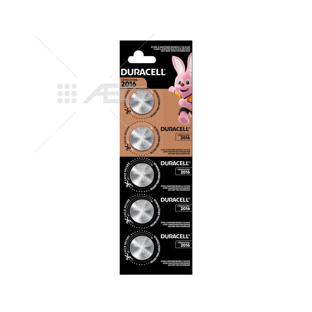 PILA BOTON DE LITIO 2016 DURACELL C&B ESPECIAL TIRA X 5UN 041333038889