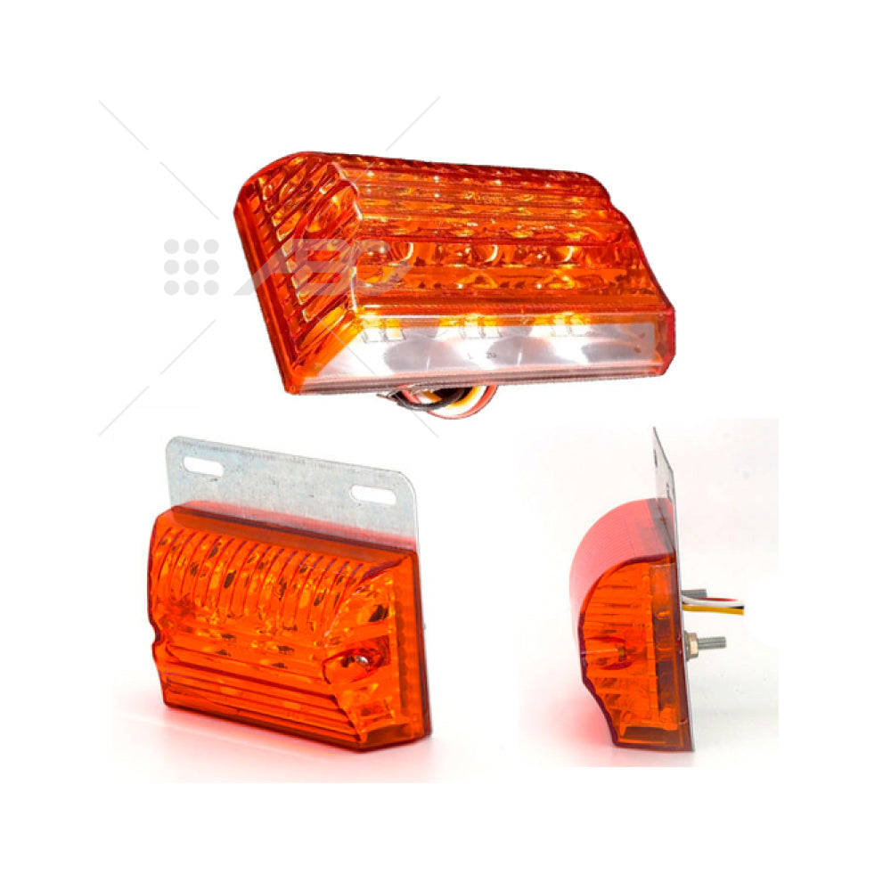 JUEGO DE FAROS LED LATERALES - 12V - AMBAR