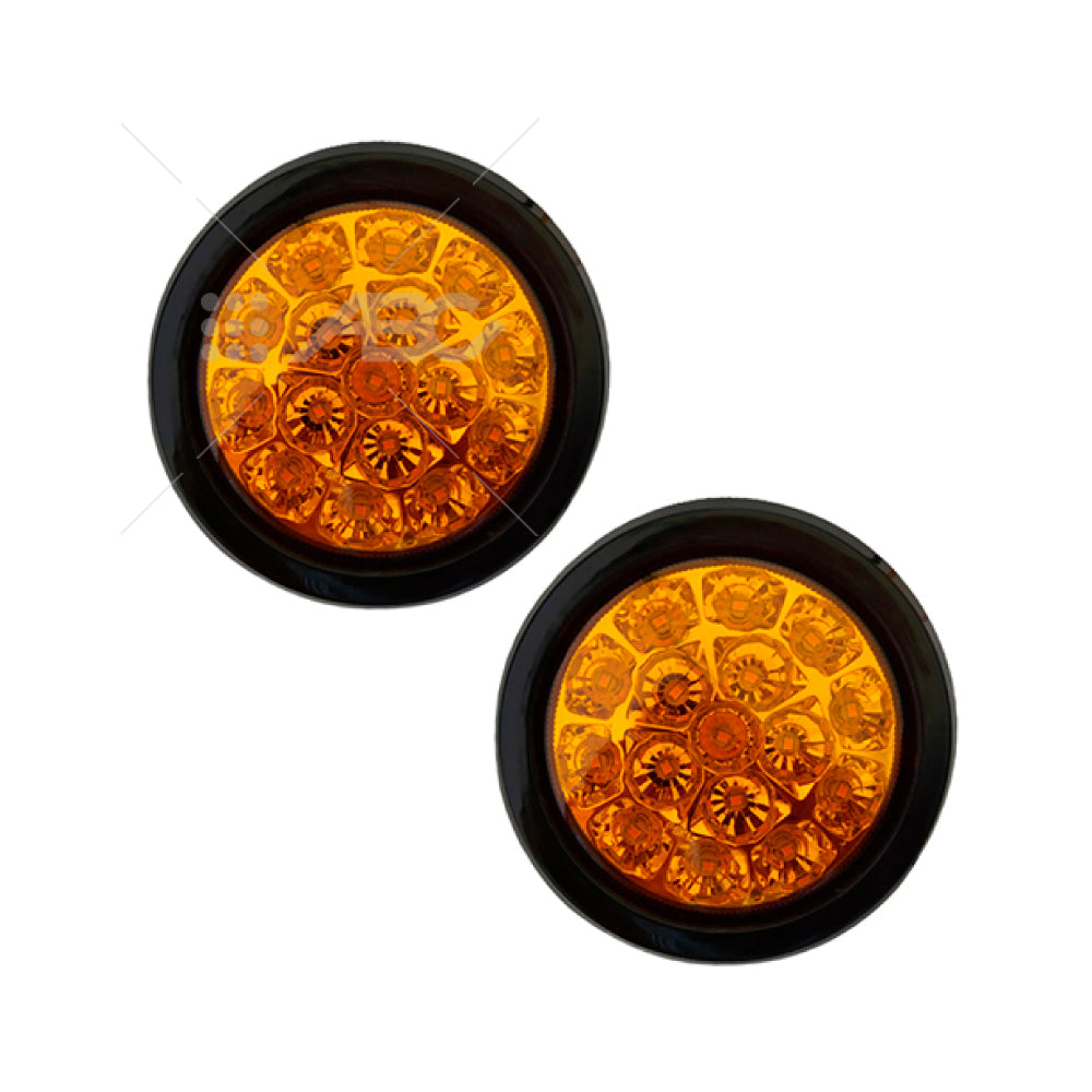 JUEGO DE FAROS LED TRASEROS - 24V - AMBAR