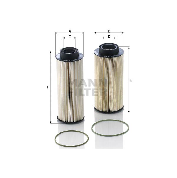 FITLRO COMBUSTIBLE PESADO TIPO CARTUCHO/ELEMENTO MANN PU 10 003-2 X
