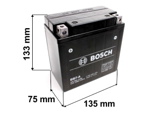 BOSCH Batería Moto BB7-A (YB7A) - 12V - 6Ah - 100 CCA