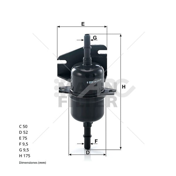 COMBO MANN FIAT ARGO/CRONOS 1.3 8V SP 1 1118-4 KMANNFIAT-1