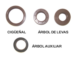 RETENES DE DISTRIBUCION KITS RENAULT 2.0 8V F3R RETEN CIGUENAL ARBOLES DE LEVAS Y ARBOL AUXILIAR_