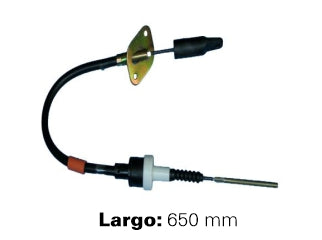 CABLES DE EMBRAGUE LIVIANOS FIAT UNO S/UNO MILLE/DUNA SX 92/.. LARGO 650 MM_