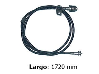 CABLES VELOCIMETRO LIVIANOS IKA ESTANCIERA TRACCION SIMPLE - CON BULBO Y TUERCA 5/8 - LARGO 1720 MM - FREMEC 1183_