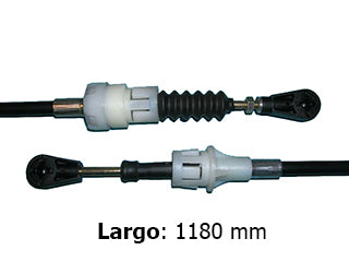 CABLES CAMBIOS - SELECTORA DE CAJA LIVIANOS FIAT PALIO 326/PALIO FASE II/SIENA FASE II/GRAND SIENA 1.4 8V MPI FIRE 12/16 SELECCION-LARGO 1180MM