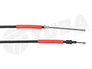 CABLES FRENO DE MANO LIVIANOS PEUGEOT 306 92/.. FRENO TRASERO IZQUIERDO A CAMPANA - LARGO 1680 MM_