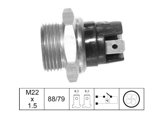 BULBOS TEMPERATURA ELECTROVENT RENAULT 12/18/FUEGO/TRAFIC/PEUGEOT 505_