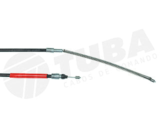CABLES FRENO DE MANO LIVIANOS CHEVROLET C20/D20/SILVERADO 93/96 FRENO TRASERO IZQUIERDO - LARGO 1295 MM_
