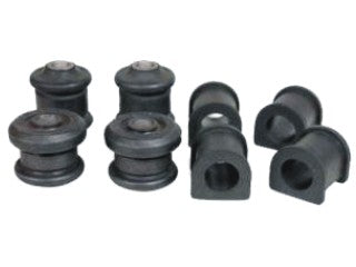 KIT BUJES SUSPENSION COMPLETO CHEVORLET CORSA/CLASSIC/CELTA / SUZUKI FUN KIT BUJES DE SUSPENSION TREN DELANTERO BARRA ESTAB 21MM_