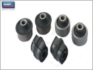 KIT BUJES SUSPENSION COMPLETO PEUGEOT 206/207 KIT BUJES DE SUSPENSION TREN DELANTERO PARA BARRA ESTABILIZADORA 13.5MM_