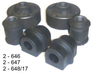 KIT BUJES SUSPENSION COMPLETO CHEVROLET AVEO KIT BUJES DE SUSPENSION TREN DELANTERO PARA BARRA ESTABILIZADORA 17MM_