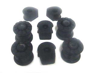 KIT BUJES SUSPENSION COMPLETO VOLKSWAGEN GOL/SAVEIRO/GACEL/SENDA KIT BUJES DE SUSPENSION TREN DELANTERO P/BARRA ESTABILIZAD 15MM_
