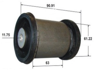 BUJES DE SUSPENSION LIVIANOS VOLKSWAGEN AMAROK BUJE ELASTICO TRASERO PARTE DELANTERA 11.75X63X90.91 MM_
