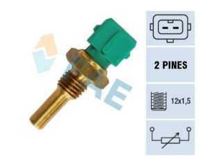 BULBOS TEMPERATURA DE AGUA PEUGEOT 106/206/306 1.4-1.6/PARTNER 1.4 / CITROEN SAXO/XSARA 1.4-1.6/XSARA PICASSO 1.6 VERDE_