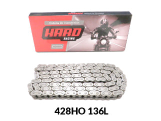 CADENAS DE TRANSMISION MOTOS CADENA TRANSMISION HONDA XR 125 / MOTOMEL SKUA 150 / CORVEN TRIAX 150_