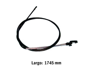 CABLES APERTURA CAPOT LIVIANOS VOLKSWAGEN GOL TREND/VOYAGE 09/.. SIN MANIJA - LARGO 1745 MM - FREMEC 3977_