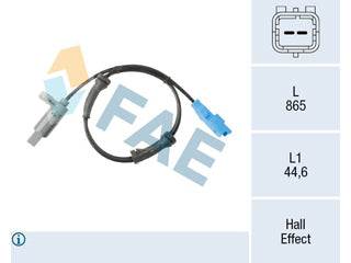 SENSORES DE ABS PEUGEOT 207 1.4 8V-1.6 16V-2.0 HDI DELANTERO AMBOS LADOS_