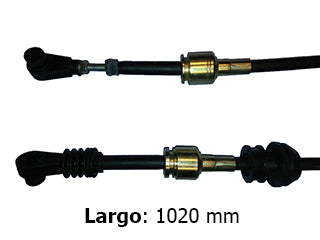 CABLES CAMBIOS - SELECTORA DE CAJA LIVIANOS PEUGEOT BOXER / CITROEN JUMPER / FIAT DUCATO 2.5-2.8TDI 99/02 CAJA ML-SELECCION-ROTULA CHICA-L:1020