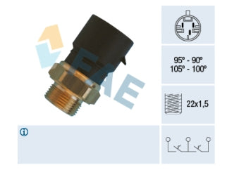 BULBOS TEMPERATURA ELECTROVENT CHEVROLET CORSA 95-90/105-100_