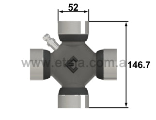 CRUCETAS SERVICIO PESADO IVECO TRAKKER 380T38 06-.. 6X4 CRUCETA SEGUNDO CARDAN_