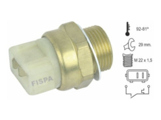 BULBOS TEMPERATURA ELECTROVENT VOLKSWAGEN GOL/SAVEIRO/POINTER / FORD ESCORT/ORION 1.8-2.0 TEMPERATURA 81/92_