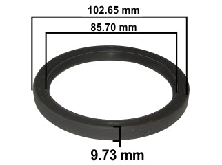 RETENES MOTOR LIVIANOS FORD FALCON/F100 6 CILINDROS 188-221 84/.. RETEN BANCADO TRASERO 85.70X102.62X9.73MM-GIRO AH-POLIAC_