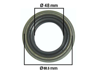 RETENES DIFERENCIAL Y CAJA LIVIANOS CHEVROLET S10/BLAZER 4X4 SALIDA CAJA DE TRANSFERENCIA ACM 48.00X68.50X10.00/36.50 MM A 343-R-H_