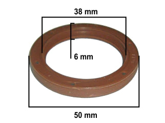 RETENES MOTOR LIVIANOS PEUGEOT 206/207/307/PARTNER / CITROEN C3/C4 1.6 16V TU5JP4 RETEN ARBOL DE LEVAS 38.00X50.00X6.00 MM_
