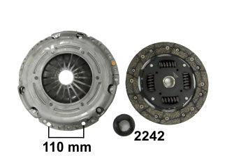 KIT DE EMBRAGUES LIVIANOS VOLKSWAGEN FOX/CROSS FOX/GOL TREND/POLO/SAVEIRO/SURAN DIAMETRO: 200 MM/28 ESTRIAS/CRAPODINA 2242_