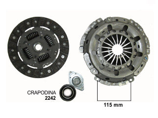 CONJUNTOS PLACA/DISCO EMBRAGUE VOLKSWAGEN FOX/SURAN/VOYAGE 1.6 I-MOTION 10-.. DIAMETRO 200MM - 28 ESTRIAS - KIT 2 PIEZAS_