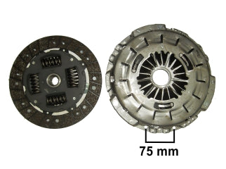 CONJUNTOS PLACA/DISCO EMBRAGUE FORD RANGER 2.5 TD/MAXION HSD anclaje 75 MM DIAMETRO: 250 MM / 23 ESTRIAS_