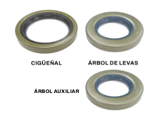 RETENES DE DISTRIBUCION KITS FIAT 1.3 MPI RETENES CIGUENAL ARBOL DE LEVAS Y ARBOL AUXILIAR_