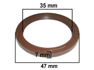 RETENES VARIOS RENAULT CLIO/LOGAN/SANDERO 1.6 K7M-1.5 K9K/18/21/TRAFIC 2.0-2.2 RETEN DIST. 35.00X47.00X7.00 MM_
