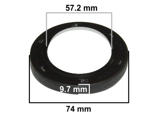RETENES MOTOR LIVIANOS FORD RANGER TDI 95-../F100/F400 / CHEVROLET S10 2.5 TD TAPA DE DISTRIB LADO EXTERNO 57.2X74X9.7MM_