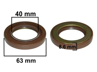 RETENES VARIOS VOLKSWAGEN BORA/GOLF/PASSAT/NEW BEETLE SALIDA DIFERENCIAL 40X63X8.6MM_