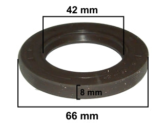 RETENES MOTOR LIVIANOS PEUGEOT 206/207/307/PARTNER / CITROEN C3 1.4-1.6 RETEN DISTRIBUCION CIGUENAL DELANTERO 42X66X8 MM_