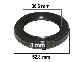 RETENES MOTOR LIVIANOS FIESTA KA/FIESTA/COURIER 1.0-1.3 RETEN DISTRIBUCION CIGUENAL DELANTERO 36.50X52.30X8.00 LX-R-H_