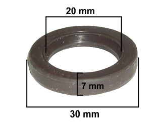RETENES MOTOR LIVIANOS MITSUBISHI LANCER/MINICAB/MIRAGE/CHARRIOT BOMBA DE ACEITE 20X30X7MM LX-R-H_